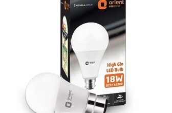 Orient Electric High Glo LED Bulb 18W, B22d cap, 6500K (Pack of 1)