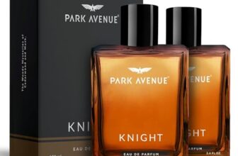 Park Avenue Luxury Perfume Gift Set for Men | 2 x 100ml | Knight | Long Lasting EDP | Bergamot | Black Pepper | Sweet Orange | Geranium | Premium Fragrance