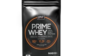 QNT Prime Whey Protein Powder | Irish Chocolate, 1 Serving Sachet | Triple Blend of Whey Isolate, Concentrate & Hydrolysate | 25g Protein, 5.65g BCAA per Scoop | Best Whey Protein Powder for Men & Women