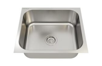Hafele Astral 2118 Stainless Steel Single Bowl Kitchen Sink | 21×18 Inches | 304 Grade Steel | Satin Finish | Compact Design for Modern Kitchens