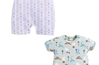 100% Pure Cotton Half Sleeve Regular Fit Regular Romper for Baby Boys| Half Sleeves Baby Romper | Baby Dress | Onesies | Pack of 2