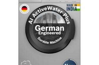 Bosch 8 kg 5 Star Front Load Fully-Automatic Washing Machine, Steam Hygiene, AI ActiveWater, 15 Wash Programs, No Tangle or Wrinkle, SoftCare Paddle, Shiny Silver, WAJ2826BIN