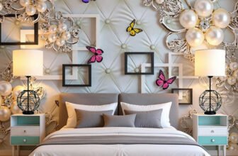 walldecoree 300 cm x 40 cm Waterproof Floral & Botanical Vinyl Wallpaper(Multicolor)