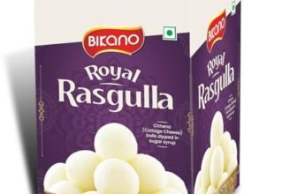 Bikano Royal Rasgulla | Authentic Indian Sweet dish | Pack of 1 kg | Perfect for festivities| Traditional sweet| Delicious delicacy