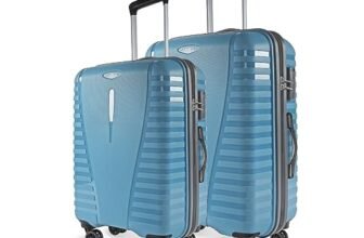 Aristocrat Airpro-Max Trolley Bags, Lightweight Polypropylene Case Luggage, 8 Wheels, Combination Lock, Travel-Friendly, 3-Yr International Warranty