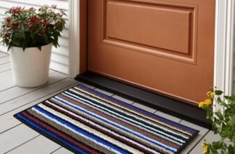 BSB HOME Kingstone Soft Microfiber Tufted Antiskid Doormat for Room | Office | Entrance | Multicolor