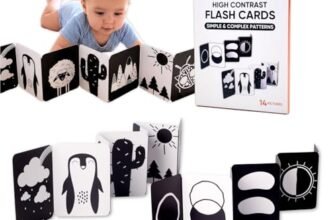 Curious Cub Black & White Flash Cards for New Born Baby, 0-3 Months