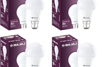 Bajaj Ivora HB 12W LED Bulb B22 (Pack of 4, CDL) | Energy Efficient, Eco-Friendly | UV & IR Free | 1 Year Warranty