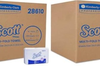 Scott Multifold Paper Towels (28610), White, 1-Ply, 32 Packs/Case, 250 Sheets/Pack (4,000 Sheets)