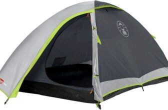 COLEMAN Darwin 3 Person Tent Tent – For 3 Person, Travel, Camping, Trekking(Grey)