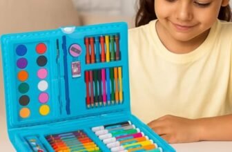 Toy Imagine Color Set for Kids Drawing Doodle Sketch Crayon Painting Water Paint Art Colour Kit Toys Birthday Return Christmas Gift Boys Girls Age : 3 5 Years Old Stationery(Color Set 68), Blue