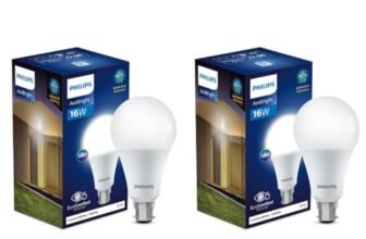 Philips Stellar Bright 16 Watt LED Bulb, Base B22,Cool Day Light, Pack of 2