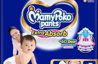 MamyPoko Pants Extra Absorb Baby Diapers, Medium (M size) | 7-12 kg | 74 Count |Deep Sleep Diapers| Soft gentle fit |Deep Absorbent Crisscross | skin friendly with coconut oil |