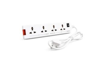 Havells 4 Way Extension Board With Surge & Spike Protection|For Power Requirements Up To 1440W |1.5 Mtr ISI Certified Copper Wire| LED Indicator | Rating -6A, 240V | Home & Office Use, 10 Volts