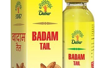 Dabur Badam Tail : Sweet Almond Oil | Rich in Vitamin -E for Healthy Skin , Hair and Body – 100ml