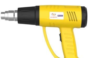 Asian Paints Trucare Heat Gun 1800 Watt with Temperature Control Feature Nozzle Attachment for Removing & Drying Paint Coats Welding & Roofing Repair (Yellow)