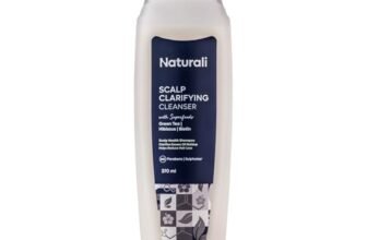 Naturali Scalp Clarifying Anti-Dandruff Shampoo | Derma Approved Shampoo with Green Tea, Hibiscus & Biotin | Reduces Dandruff & Hair Fall | Sulphate-Free Daily Care for All Hair Types | 370 ml
