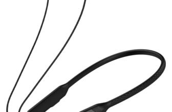 boAt Rockerz Apex Bluetooth Wireless in Ear Earphones with Spatial Bionic Sound Powered by Dirac Virtuo™, Touch Sensors, Beast™ Mode, ENx™ Tech,30H Playtime,ASAP™ Charge(Stellar Black)