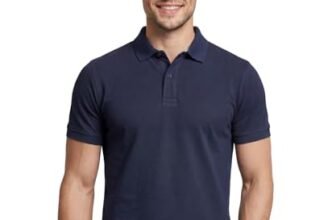 AWG ALL WEATHER GEAR 100% Cotton Polo T Shirt for Men | Soft & Breathable Fabric | Regular Fit | Half Sleeve Polo Collar T Shirt | Casual & Office Wear | Comfortable & Durable Mens Polo T Shirt