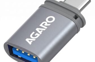 AGARO Blaze USB 3.0 to Type C OTG Adapter, Compatible with Thunderbolt to USB Adapter, Laptops Including MacBook Pro, Air and All Type-C Devices, Portable and High-Speed Data Transfer