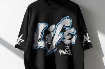 Jump Cuts Printed Men Round Neck Black, Grey T-Shirt