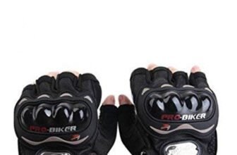 Flomaster Probiker Half Finger Motorcycle Gloves (Black, M) (131535)