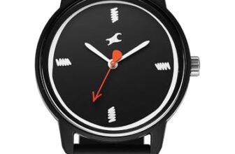 Fastrack Tees Zine with Black Dial Black Silicon Strap Watch for Unisex – 38145PP05W