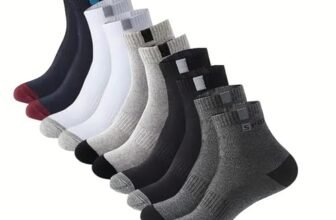 UNAAR SPORT_ 5 Pairs Solid Cotton Ankle Length Socks for Men & Women, Anti Odour & Anti Bacterial, Multicolor, Pack of 5, Free Size