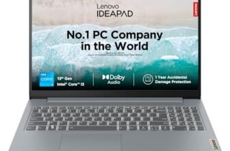 Lenovo IdeaPad Slim 3 13th Gen Intel Core i3-1315U 15.6 Inch (39.6cm) FHD Thin & Light Laptop (8GB RAM/512GB SSD/Windows 11/Office Home 2024/Grey/1.62Kg), 82X700HHIN