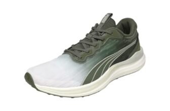 Puma, Men, UltraFlux Lite, Desert Dust-Loden Green-Warm White, Running Shoe, 6UK, (31250003)