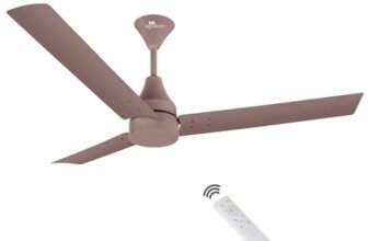 RR Signature Slimaire 5 Star BLDC High Speed Ceiling Fan I Silent Fan I Ceiling Fan for Home & Office (Rustic Copper), 2 Year Warranty