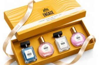 Engage Gift Assorted Luxury Perfume Set for Men & Women 80ml (20ml x 4)| Couple Gift |4 Premium EDP Fragrances| Luxury Gifting |Travel Size EDP Combo Pack|Dermat-Tested