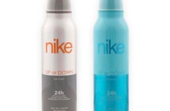 Nike Up and Down Deodorant Duo Set | Men & Women Deo Combo Pack | Long-Lasting Body Spray, His & Her Gift Set | 200ml Each (Pack of 2)