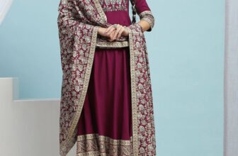 Bunai Dhaga Women Kurta Palazzo Dupatta Set