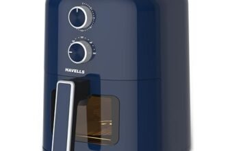 Havells Prolife Brio Air Fryer 4.2 L| Aero Crisp Technology for Air Circulation| See Through Window| Non-Stick Silicon Coated Basket| Adjustable Temperature and Time| 2Yr Door Step Warranty by Havells