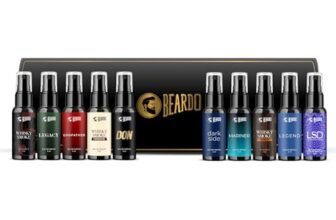 BEARDO Mini Perfume Trial Kit, 10x5ml | Best Date Night Fragrances For Men | Travel Friendly Perfume Kit For All Moods & Occasions, Fresh Scent | Giftset for Men | Husband | Boyfriend