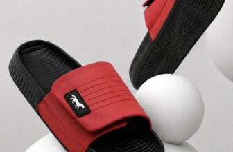 Trendmode Men |Lightweight | Cushioned | Anti-Slip | Comfortable Sandals Slides(Red , 10)