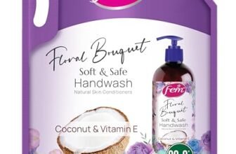 DABUR Fem Floral Bouquet Soft & Safe Handwash – 1500 Ml | Germ Protection | Enriched With Goodness Of Coconut Milk & Vitamin E | Long Lasting Fragrance