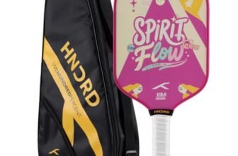 Hundred Spirit X Flow – Extend Pickleball Paddle | 13mm Core | Wide Body Power Paddle | Enhanced Sweet Spot | Ideal for Beginners & Intermediate Players | Free Paddle Bag