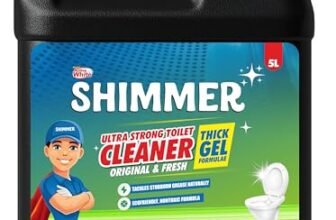 Shimmer Toilet Cleaner Liquid – 5L Mega Jar | Thick Bathroom Cleaning Liquid | Removes Tough Stains & Limescale