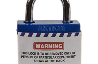 Aktion Safety Lockout Padlock AK-JPL-102B Lock and Hold (Pack of 5)