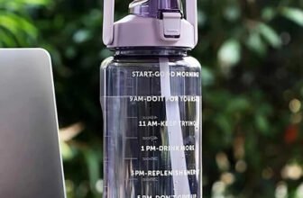 VENSWISE MOTIVATIONAL WATER BOTTLE 2000ML-PURPLE 2000 ml PET, Plastic Bottle(Pack of 1, Purple)
