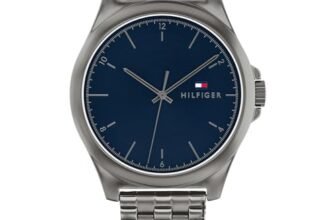 Tommy Hilfiger Quartz Navy Dial Stainless Steel Strap Watch for Men