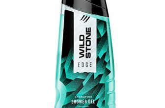 Wild Stone Edge Shower Gel for Men 200ml | Cooling Menthol & Glycerin | 1.5X More Fragrance | 2X More Foam | Cleanses, Hydrates & Moisturizes | Best Body Wash for Men