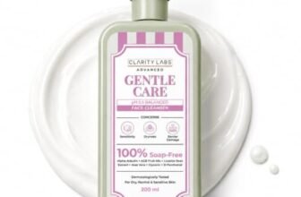 Gentle Daily Face Cleanser, Soap-Free pH-Balanced Face Wash with Multi-Fruit AHA, Aloe Vera, Alpha-Arbutin, Allantoin & Panthenol | For Normal, Oily, Combination & Sensitive Skin | Sulphate Free Cleanser for Men, Women, Boys, Girls & Teens | 200ml | Clarity Labs