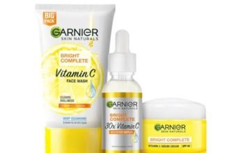 Garnier Bright Complete Vitamin C Brightening Regime Kit for Skincare