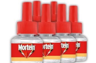 Mortein 45ml x 6 (Buy 4 Get 2 Free) Fits All Machines | SmartPlus Mosquito Repellent Refill | Mosquito Repellent & Killer | 100% Protection from Dengue Mosquitoes, Pack of 6