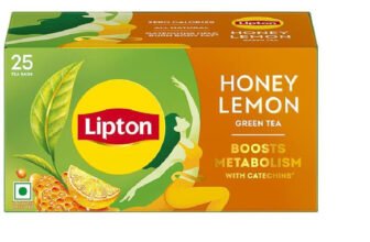 Lipton Honey, Lemon Green Tea Bags Box(25 Bags)