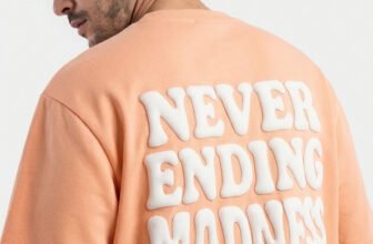 HEATHEX Printed Men Round Neck Orange T-Shirt