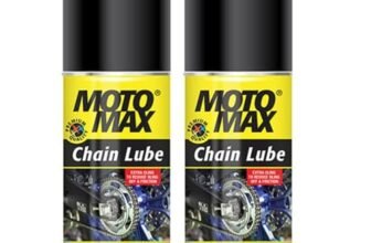 Motomax Chain Lube Aerosol Spray 100 ml, Pack of 2 |Provides Lubrication and corrosion protection of Chain & sprockets for Bikes, Motorbikes, Cars| Avoid Sling Off & Prevent Chain breakage